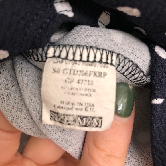 Green Envelope Polka Dot Top - Picture 4 of 5